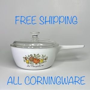 See my shop for free shipping on all Corningware pieces!